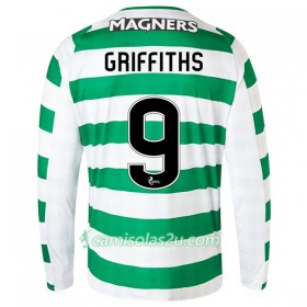 Camisolas de Futebol Celtic Griffiths 9 Equipamento Principal 2018/19 Manga Comprida